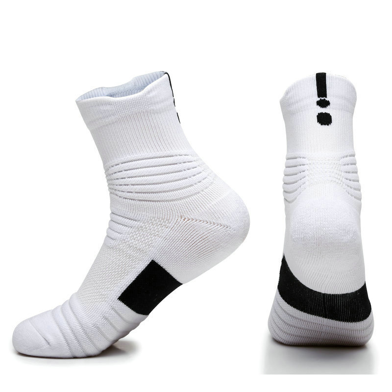 Basketball Compression Socks Male Sports Socks Towel Bottom Non-slip Terry Outdoors Quick-drying Socks